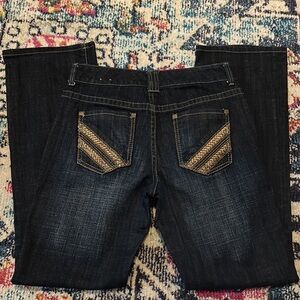 Chico's Platinum Dayton MR Jean Blue Denim Straight Stretch Size 0 (size 4R)